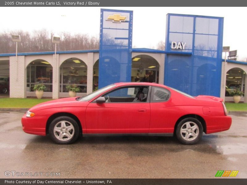 Victory Red / Ebony 2005 Chevrolet Monte Carlo LS