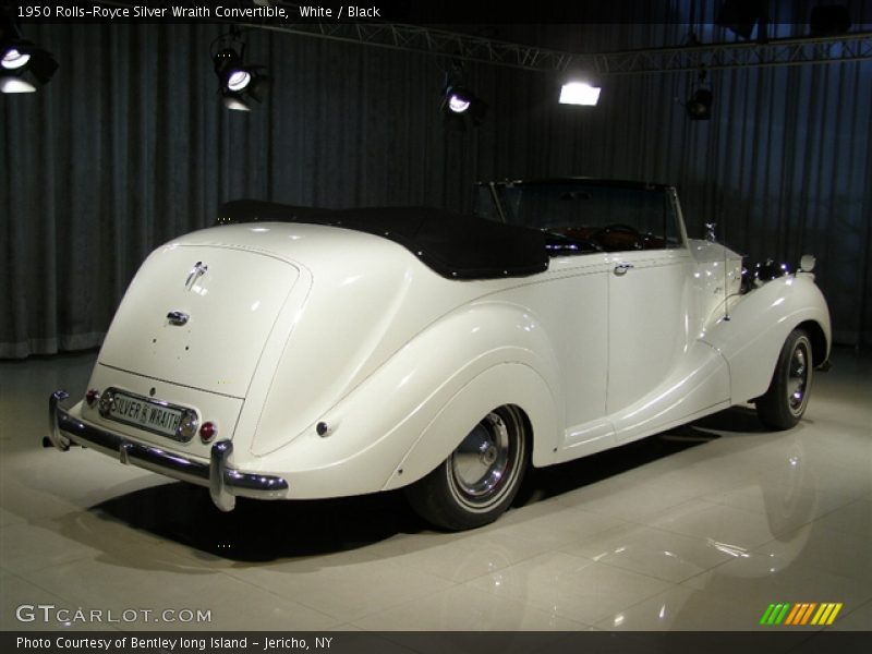 White / Black 1950 Rolls-Royce Silver Wraith Convertible