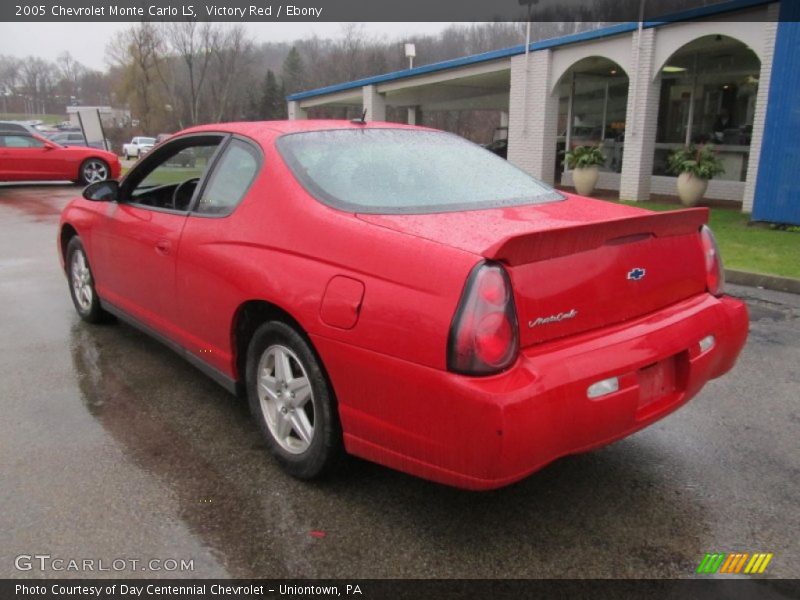 Victory Red / Ebony 2005 Chevrolet Monte Carlo LS