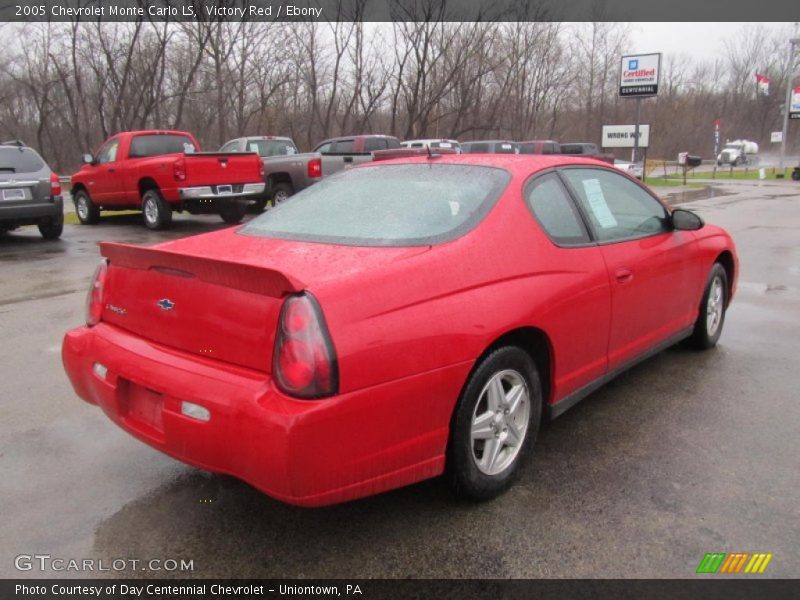 Victory Red / Ebony 2005 Chevrolet Monte Carlo LS