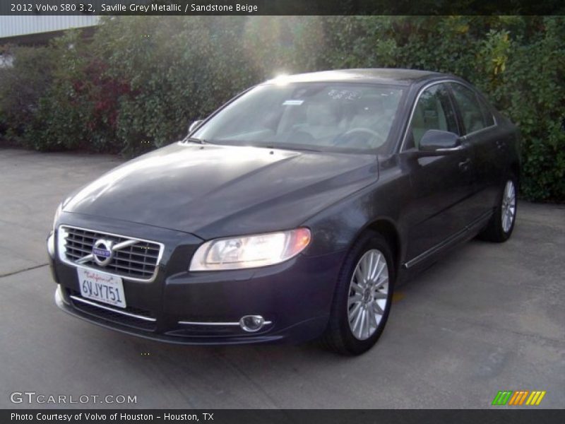 Saville Grey Metallic / Sandstone Beige 2012 Volvo S80 3.2