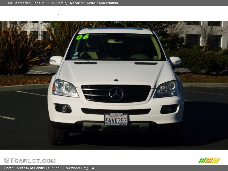 Alabaster White / Macadamia 2006 Mercedes-Benz ML 350 4Matic