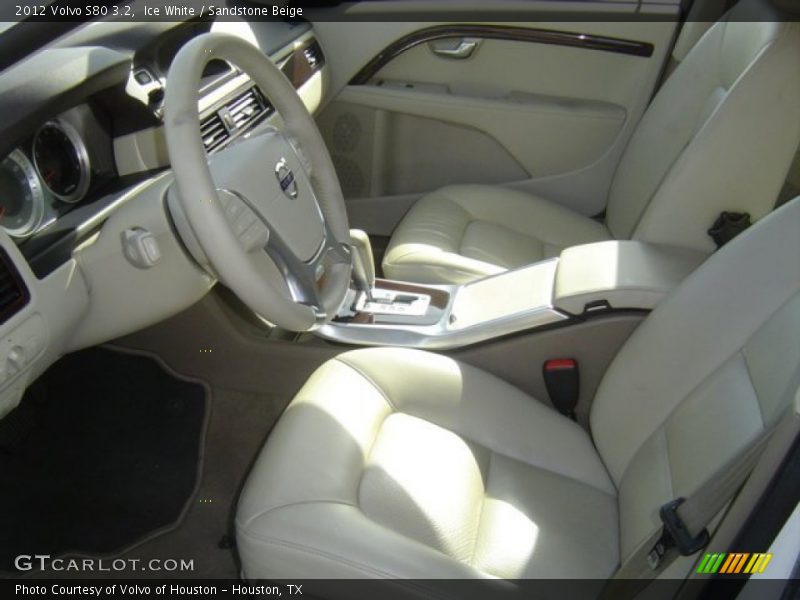 Ice White / Sandstone Beige 2012 Volvo S80 3.2