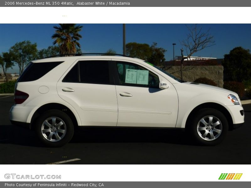 Alabaster White / Macadamia 2006 Mercedes-Benz ML 350 4Matic