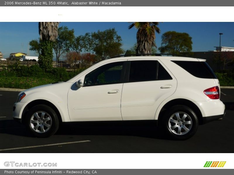Alabaster White / Macadamia 2006 Mercedes-Benz ML 350 4Matic