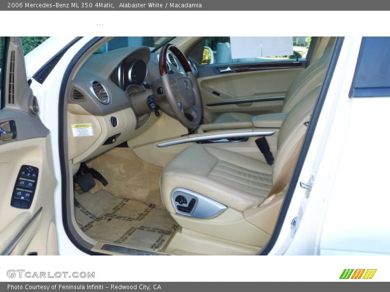 Alabaster White / Macadamia 2006 Mercedes-Benz ML 350 4Matic