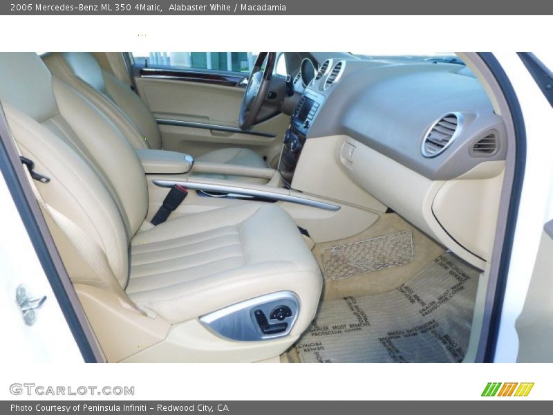 Alabaster White / Macadamia 2006 Mercedes-Benz ML 350 4Matic