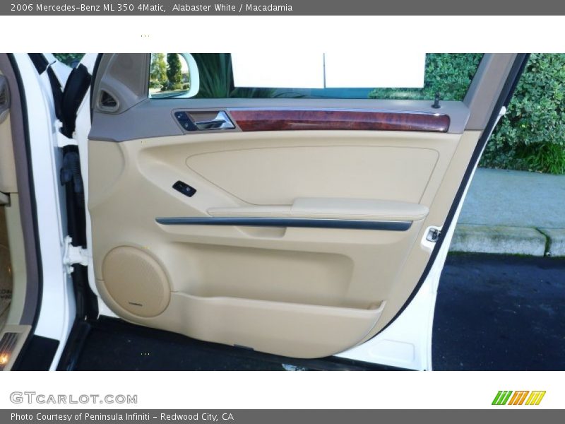 Alabaster White / Macadamia 2006 Mercedes-Benz ML 350 4Matic