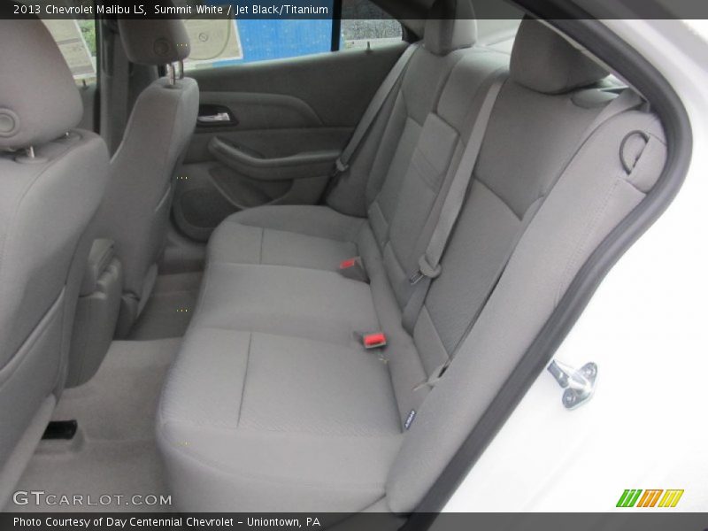 Summit White / Jet Black/Titanium 2013 Chevrolet Malibu LS