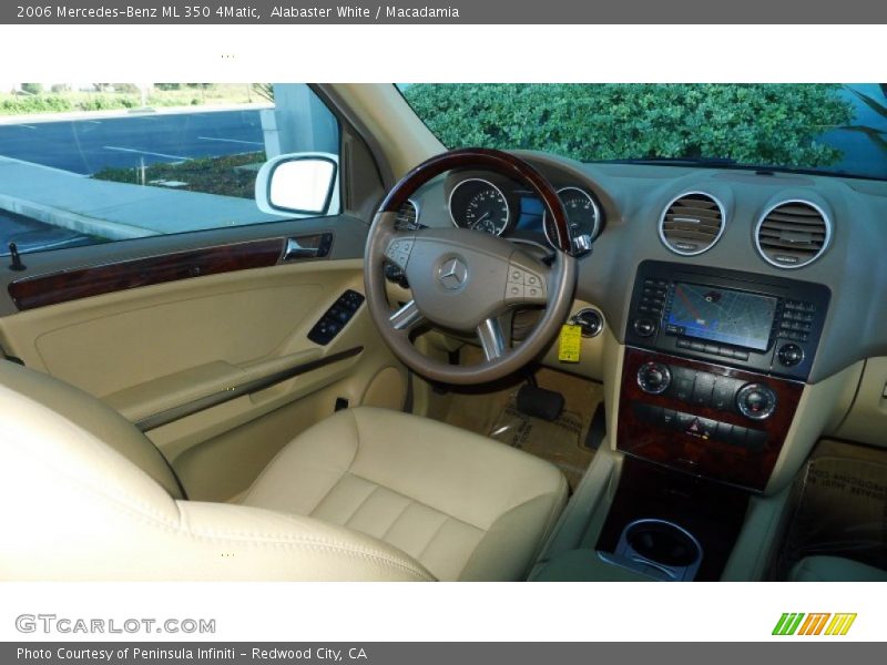 Alabaster White / Macadamia 2006 Mercedes-Benz ML 350 4Matic