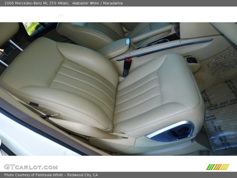 Alabaster White / Macadamia 2006 Mercedes-Benz ML 350 4Matic