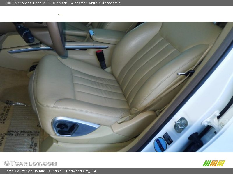 Alabaster White / Macadamia 2006 Mercedes-Benz ML 350 4Matic