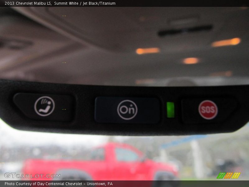 Summit White / Jet Black/Titanium 2013 Chevrolet Malibu LS