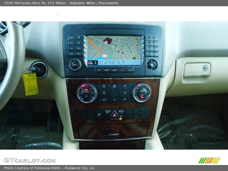 Alabaster White / Macadamia 2006 Mercedes-Benz ML 350 4Matic