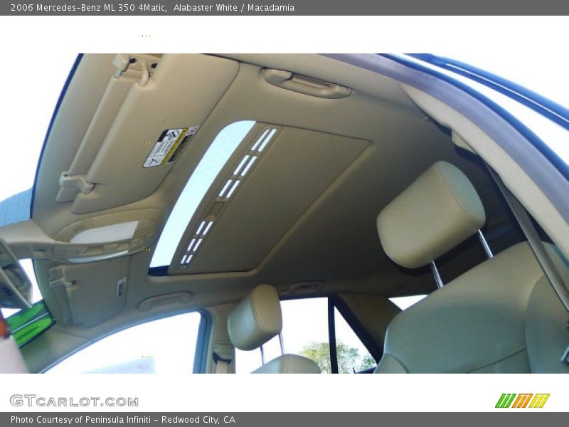 Alabaster White / Macadamia 2006 Mercedes-Benz ML 350 4Matic