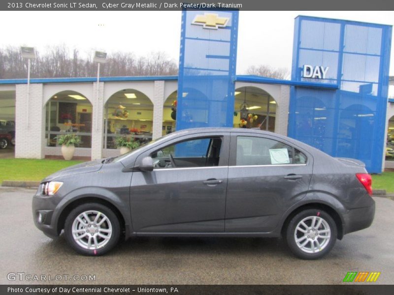 Cyber Gray Metallic / Dark Pewter/Dark Titanium 2013 Chevrolet Sonic LT Sedan