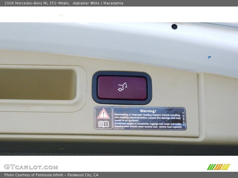 Alabaster White / Macadamia 2006 Mercedes-Benz ML 350 4Matic