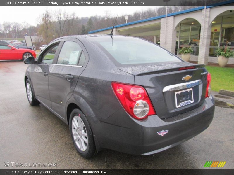 Cyber Gray Metallic / Dark Pewter/Dark Titanium 2013 Chevrolet Sonic LT Sedan