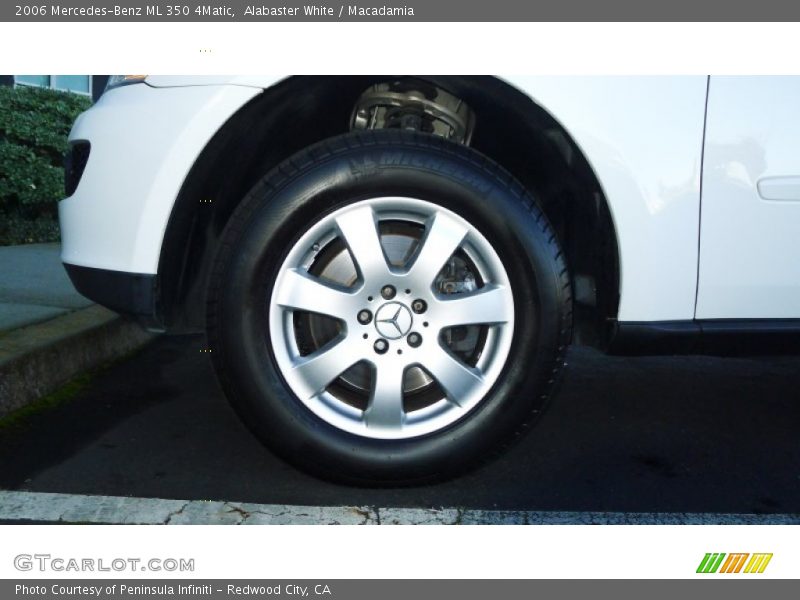Alabaster White / Macadamia 2006 Mercedes-Benz ML 350 4Matic
