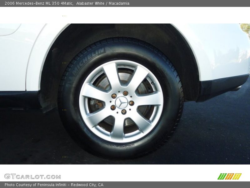 Alabaster White / Macadamia 2006 Mercedes-Benz ML 350 4Matic