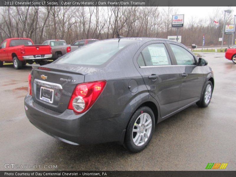 Cyber Gray Metallic / Dark Pewter/Dark Titanium 2013 Chevrolet Sonic LT Sedan