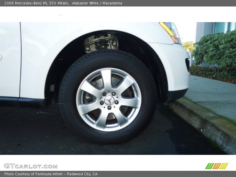 Alabaster White / Macadamia 2006 Mercedes-Benz ML 350 4Matic