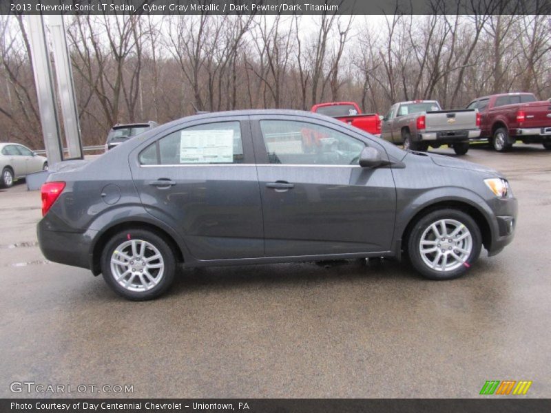 Cyber Gray Metallic / Dark Pewter/Dark Titanium 2013 Chevrolet Sonic LT Sedan