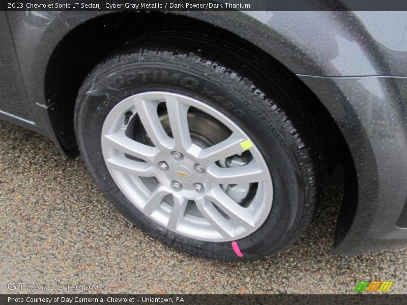 Cyber Gray Metallic / Dark Pewter/Dark Titanium 2013 Chevrolet Sonic LT Sedan