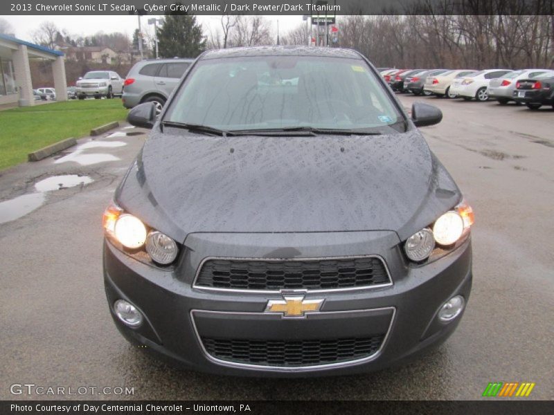 Cyber Gray Metallic / Dark Pewter/Dark Titanium 2013 Chevrolet Sonic LT Sedan