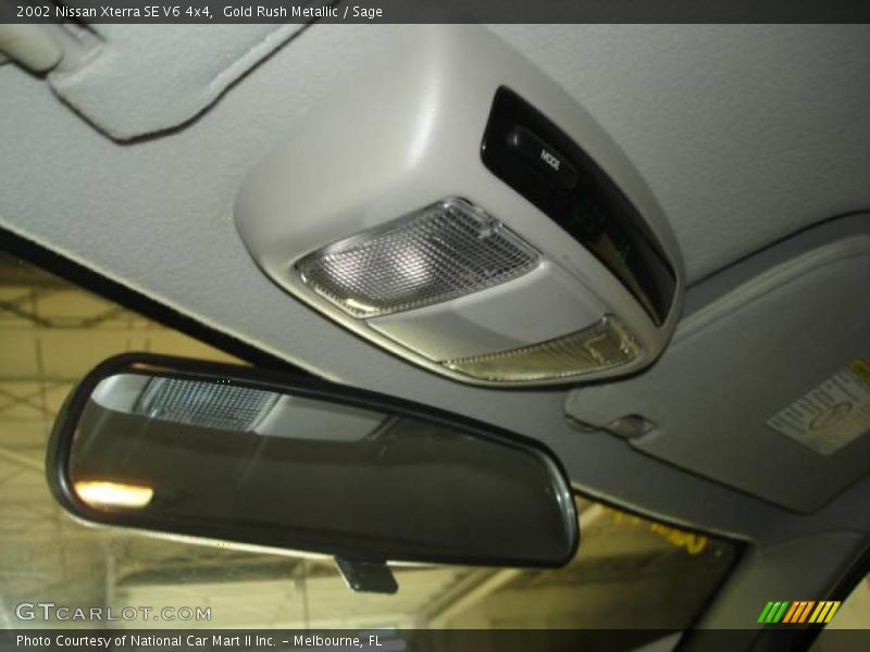 Gold Rush Metallic / Sage 2002 Nissan Xterra SE V6 4x4