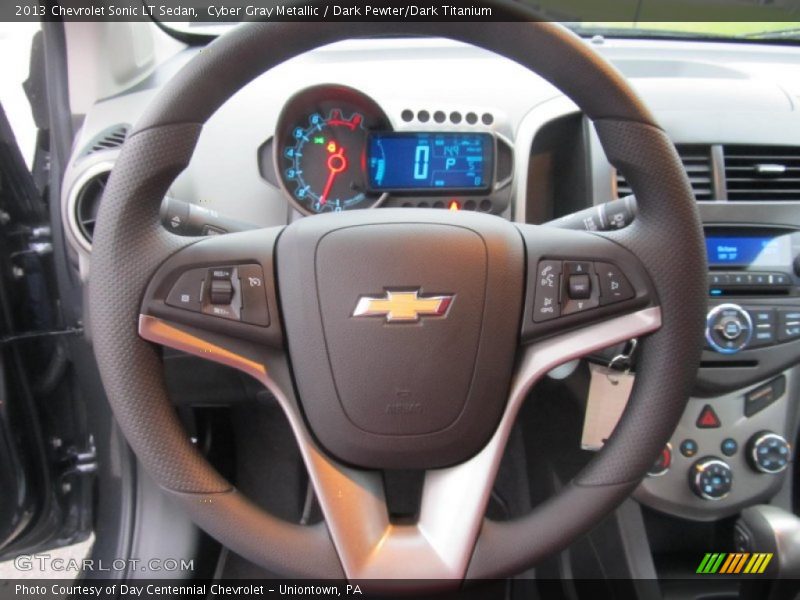 Cyber Gray Metallic / Dark Pewter/Dark Titanium 2013 Chevrolet Sonic LT Sedan