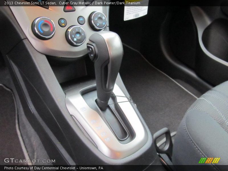 Cyber Gray Metallic / Dark Pewter/Dark Titanium 2013 Chevrolet Sonic LT Sedan