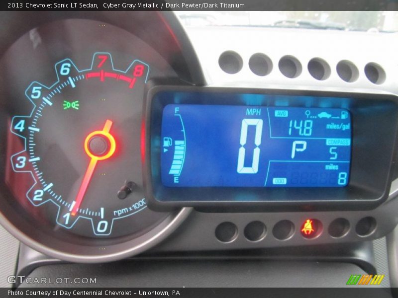 Cyber Gray Metallic / Dark Pewter/Dark Titanium 2013 Chevrolet Sonic LT Sedan