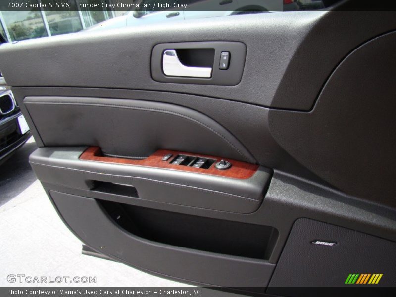 Thunder Gray ChromaFlair / Light Gray 2007 Cadillac STS V6