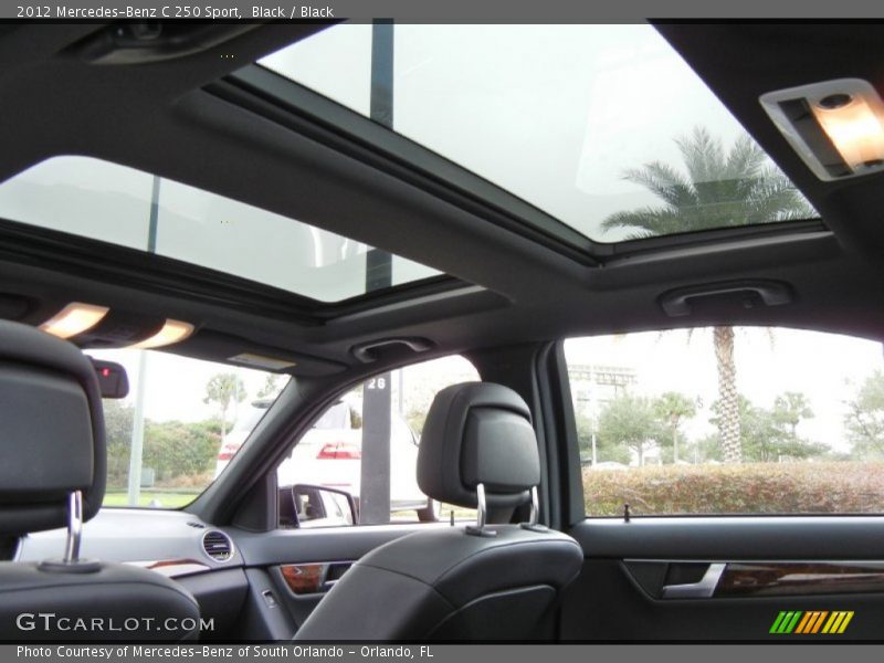 Sunroof of 2012 C 250 Sport