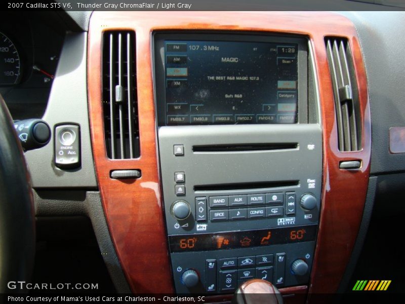 Thunder Gray ChromaFlair / Light Gray 2007 Cadillac STS V6