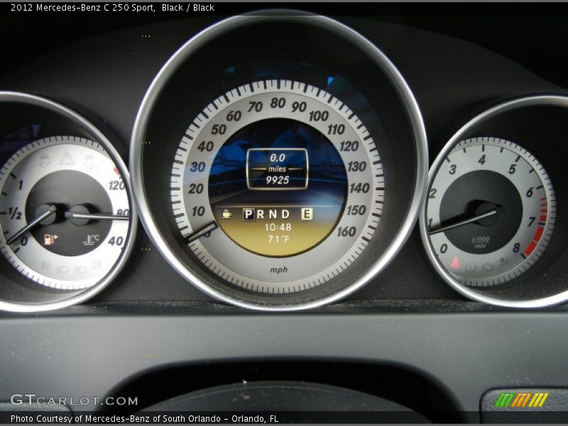  2012 C 250 Sport 250 Sport Gauges