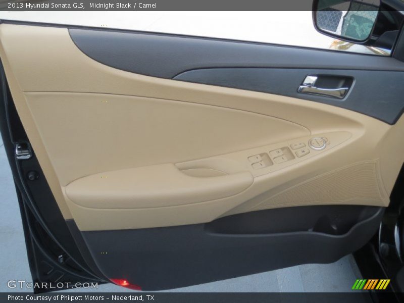 Midnight Black / Camel 2013 Hyundai Sonata GLS