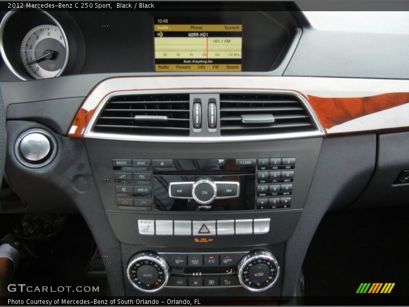Controls of 2012 C 250 Sport