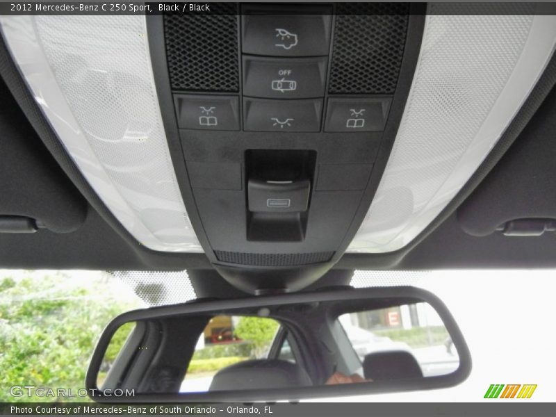 Controls of 2012 C 250 Sport