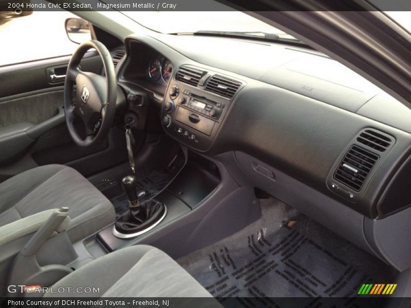 Magnesium Metallic / Gray 2004 Honda Civic EX Sedan