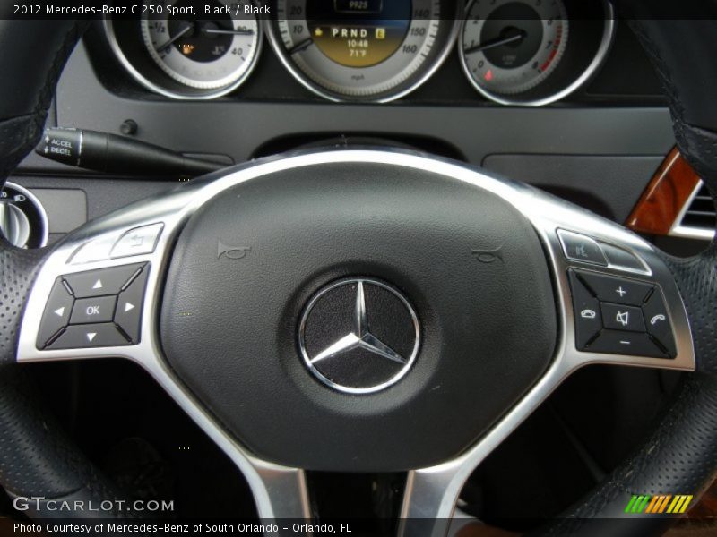 Controls of 2012 C 250 Sport