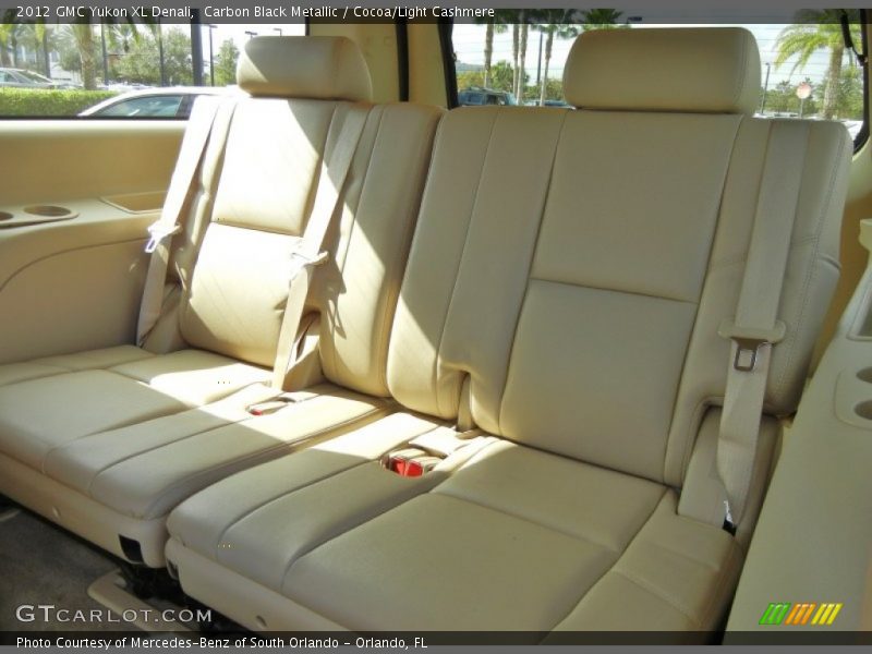 Rear Seat of 2012 Yukon XL Denali