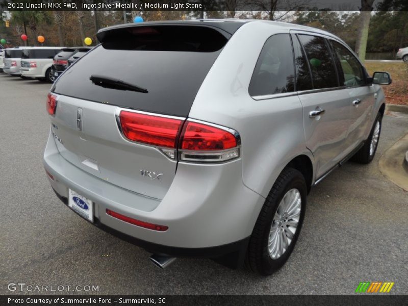 Ingot Silver Metallic / Medium Light Stone 2012 Lincoln MKX FWD