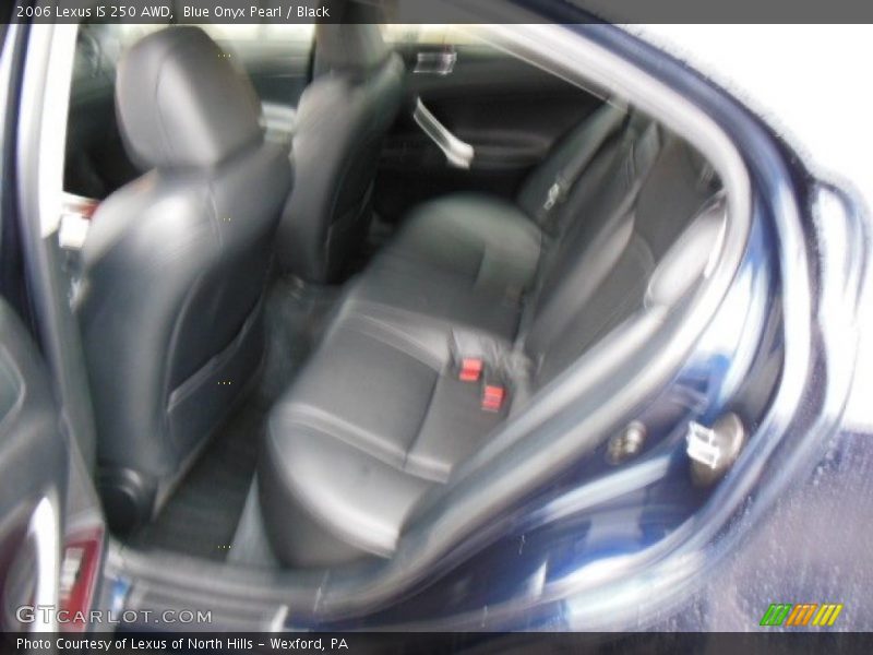 Blue Onyx Pearl / Black 2006 Lexus IS 250 AWD