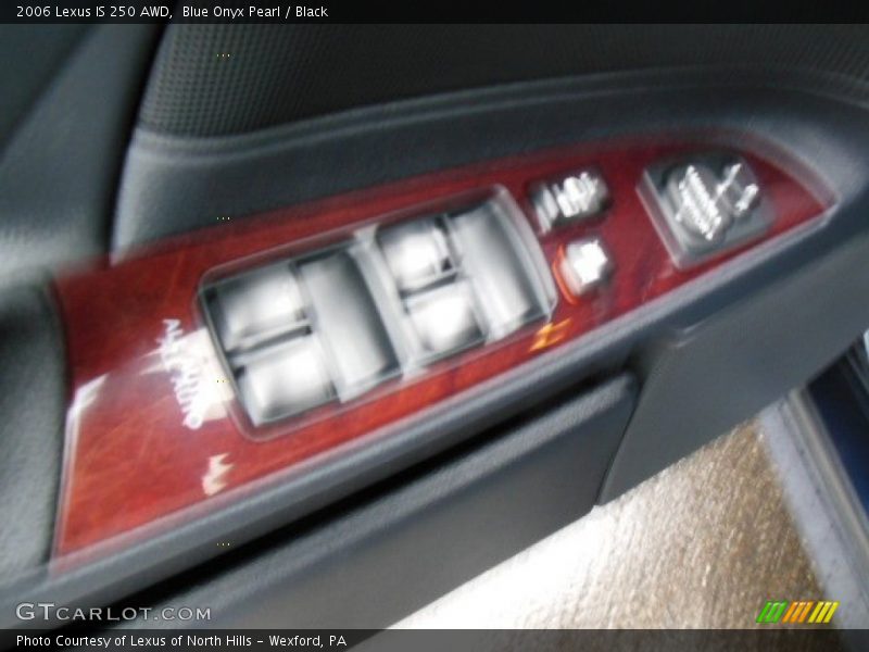Blue Onyx Pearl / Black 2006 Lexus IS 250 AWD