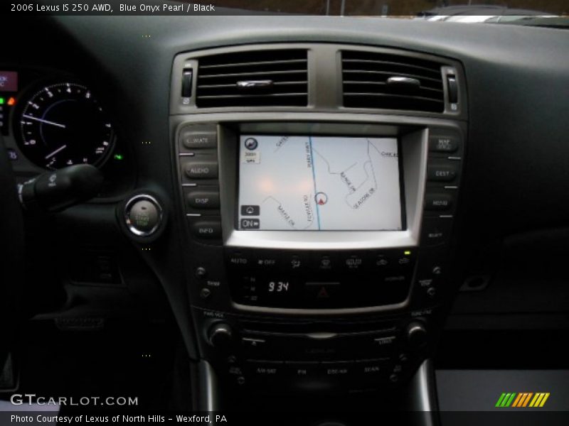 Blue Onyx Pearl / Black 2006 Lexus IS 250 AWD