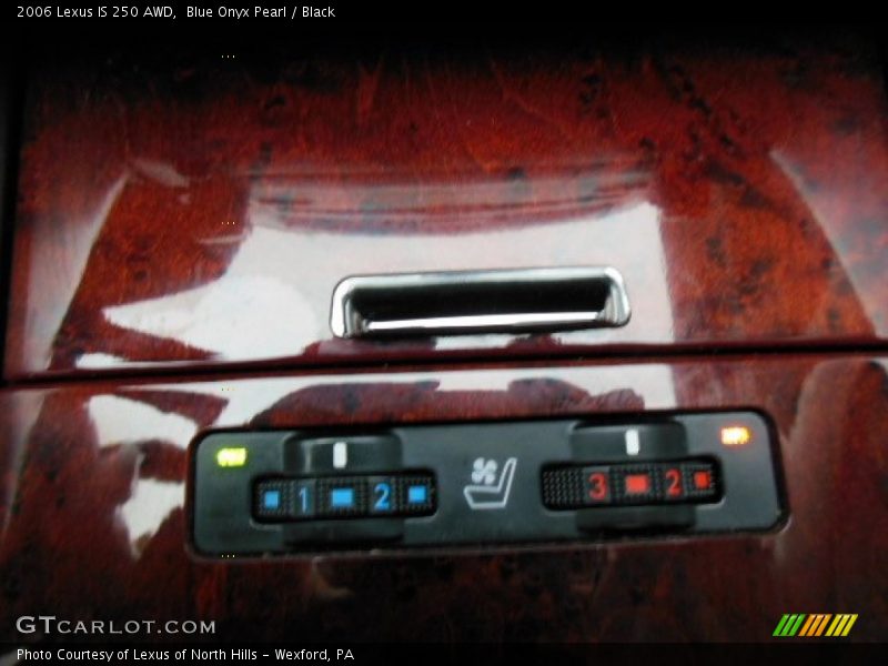 Blue Onyx Pearl / Black 2006 Lexus IS 250 AWD