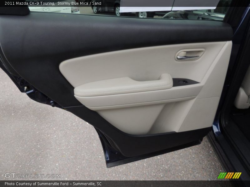 Stormy Blue Mica / Sand 2011 Mazda CX-9 Touring