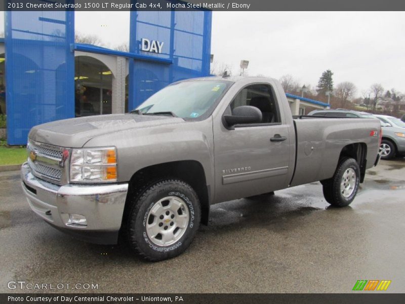 Mocha Steel Metallic / Ebony 2013 Chevrolet Silverado 1500 LT Regular Cab 4x4